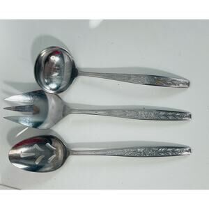 VTG MCM (1970) Granata (Stainless) Serving Set by STANLEY ROBERTS